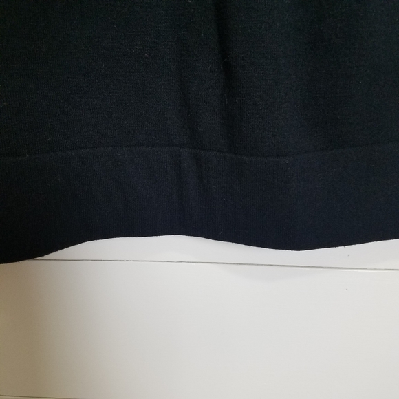 theory Black Merino Wool Shift Sweater Dress Small - Picture 3 of 8